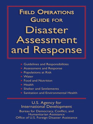 cover image of Field Operations Guide for Disaster Assessment and Response